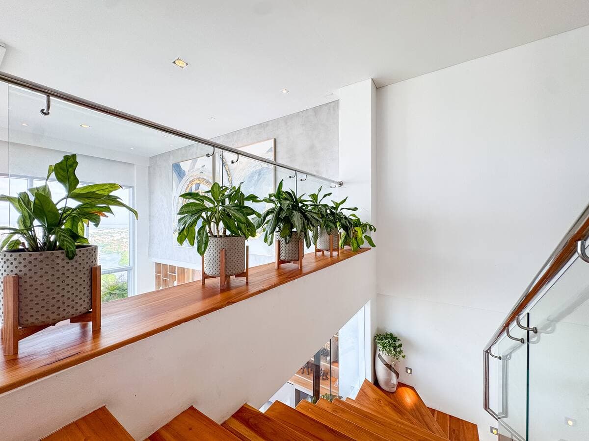 Upper level of the penthouse